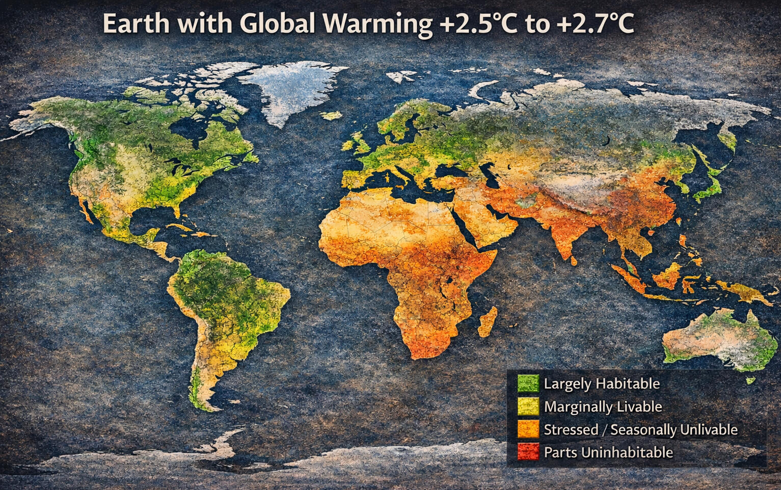 Peak Heat 2045-2065 Immediate Climate Action Result to...