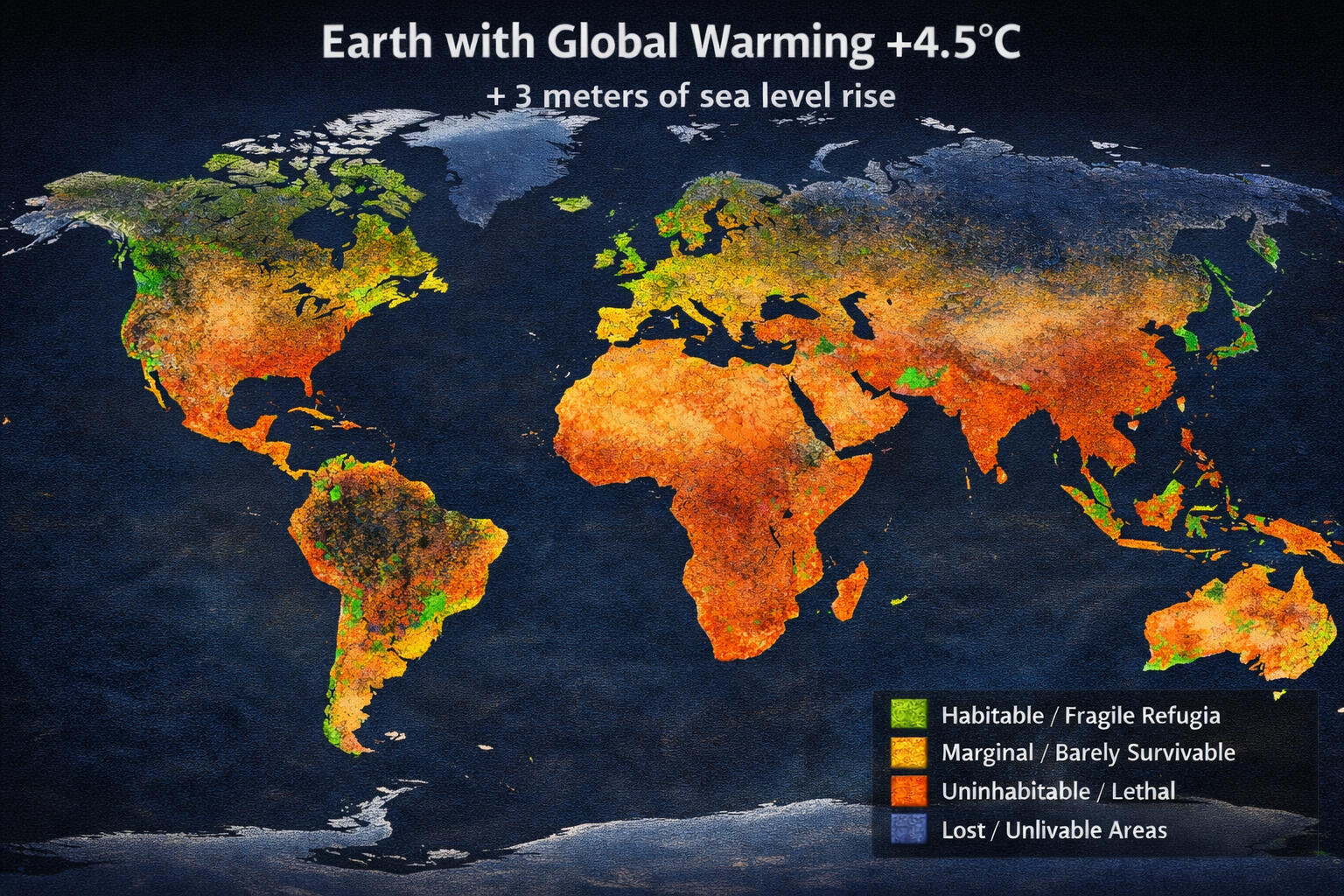In Incremental Reform 4.5C arrives in 2065-2070